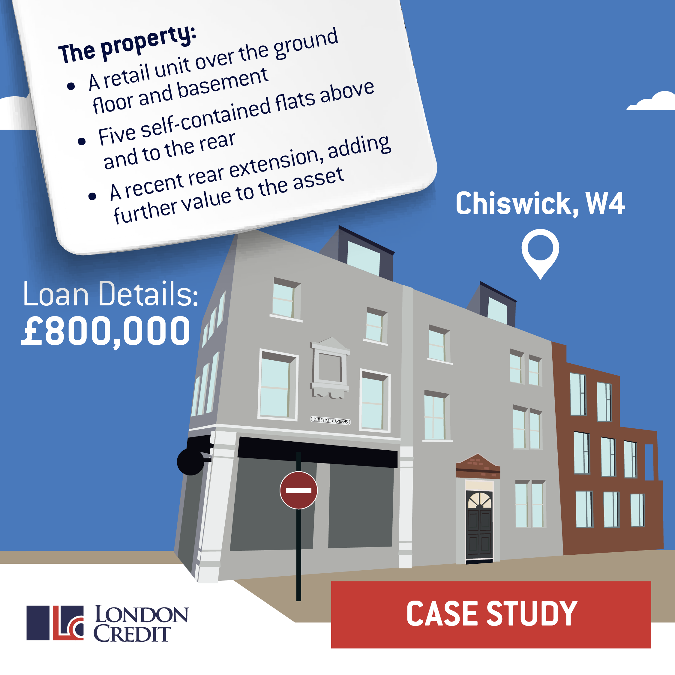 Repeat success: £800k funded for returning client completed in just 5 weeks.