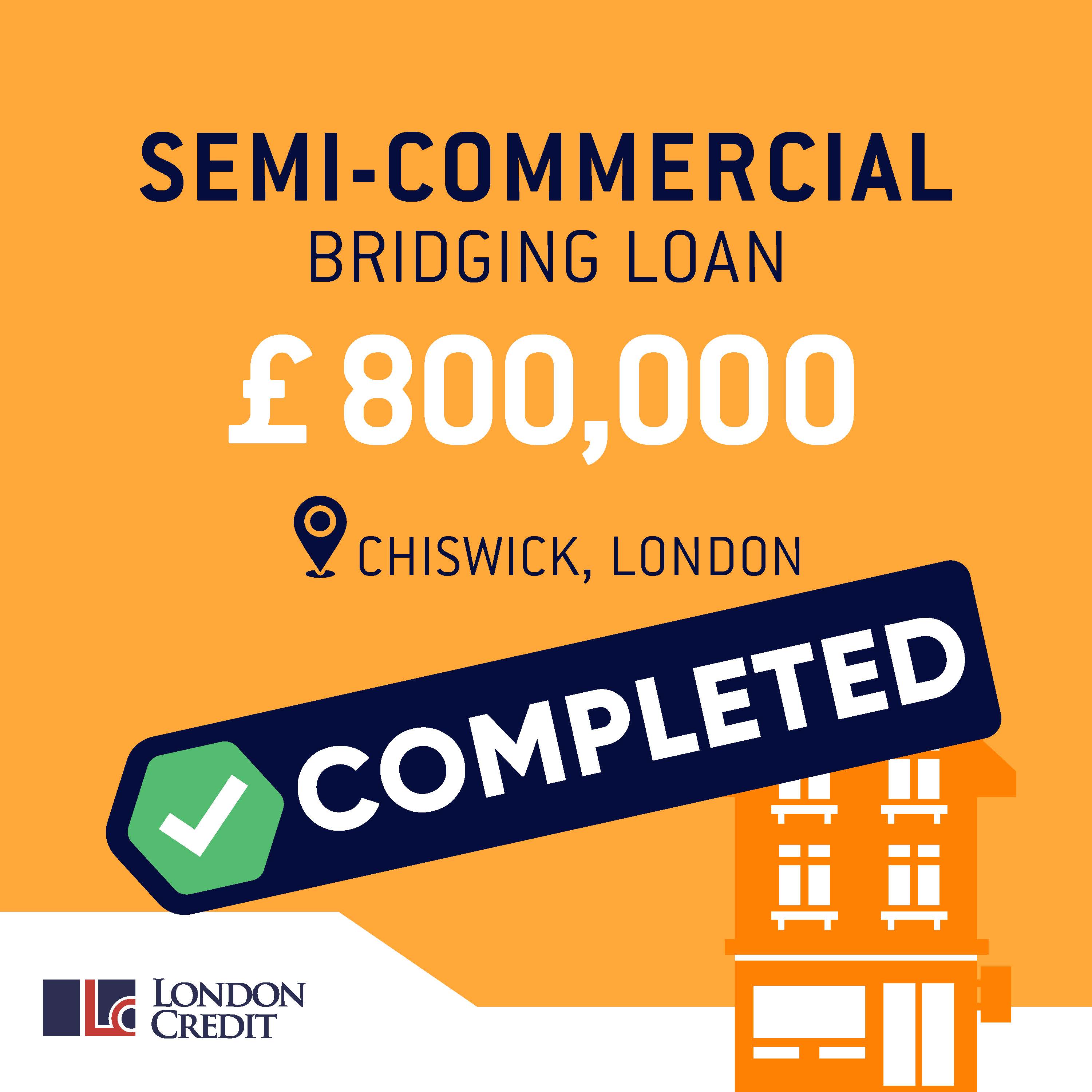 Repeat success: £800k funded  for returning client completed in just 5 weeks.